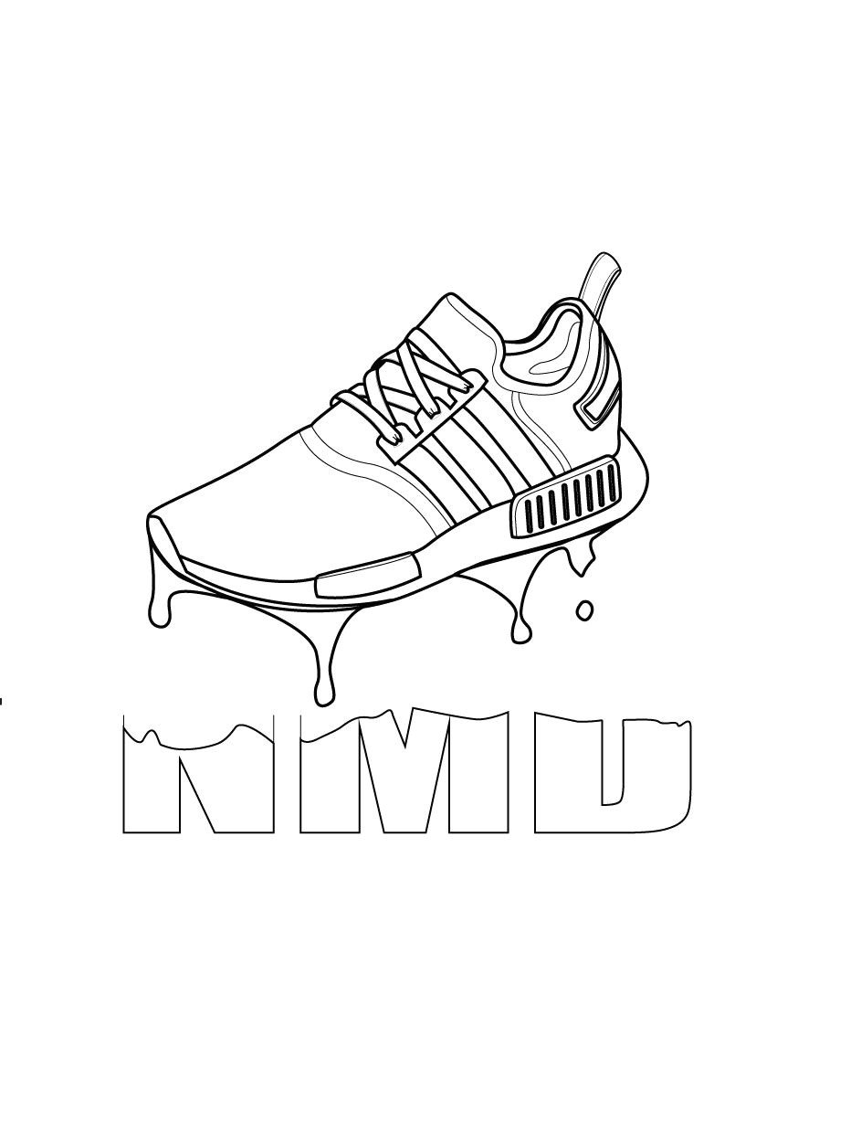Drawing On White Shoes Ideas Adidas Nmd Line Illustration Adidas Illustration Nmd