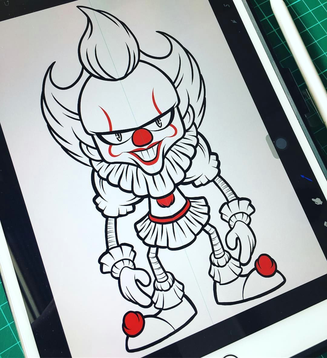 Drawing Pennywise Easy Pin On Artpon Illustration Popon85