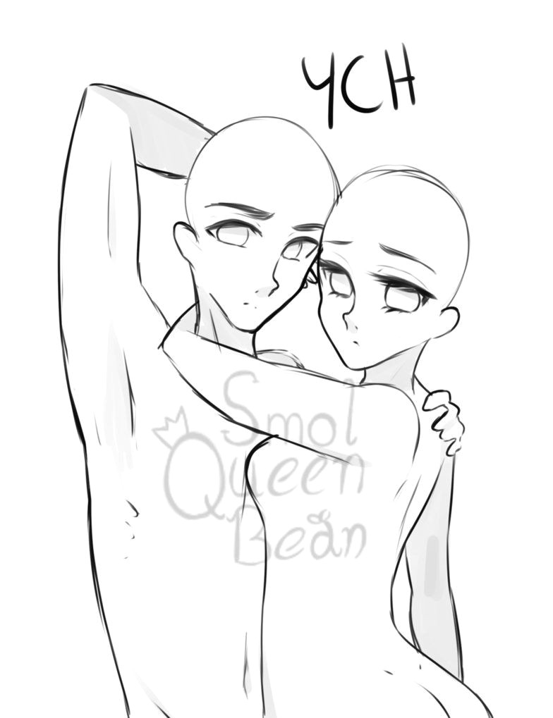 Drawing Poses Anime Ych Power Couple by Smolqueenbean Poses Drawing