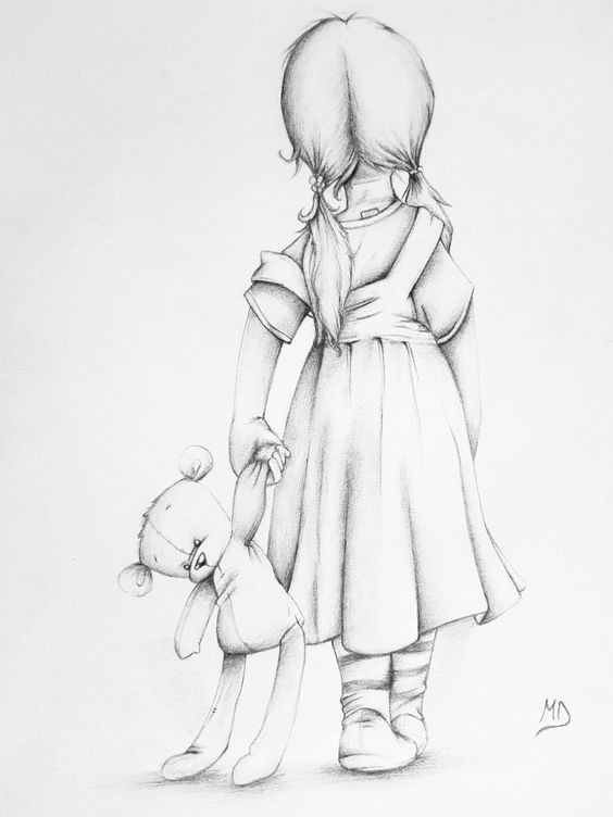 Drawings for Little Girls Pin by Jennifer Powers On Art Girl Drawing Sketches