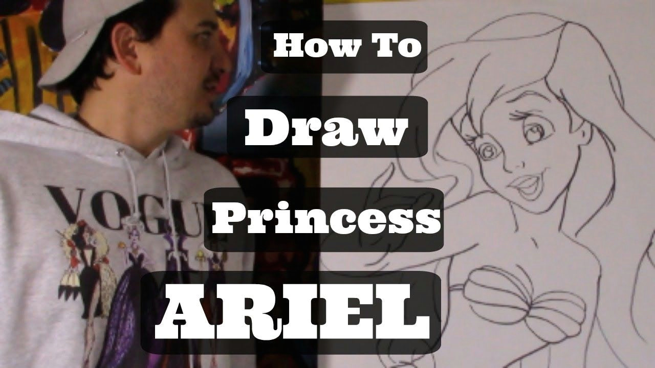 Easy Album Covers to Draw How to Draw Ariel the Little Mermaid In This Video I Will