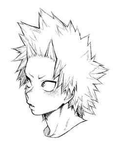 Easy Bakugou Drawing Boku No Hero Academia