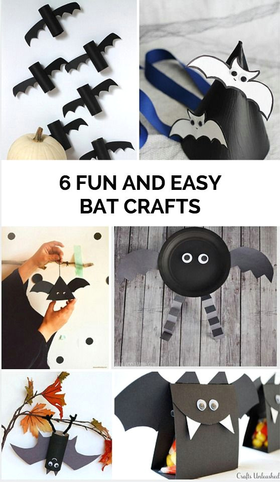 Easy Bats to Draw 6 Fun and Easy Bat Crafts Bat Craft Halloween Kids