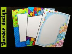 Easy Border Designs for School Projects to Draw 54 Best Borderline Images Decorate Notebook Page Borders