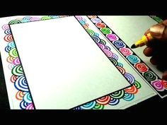 Easy Border Designs for School Projects to Draw 54 Best Borderline Images Decorate Notebook Page Borders