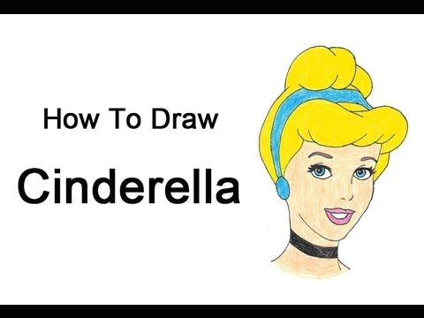 Easy Cinderella Drawing How to Draw Cinderella Youtube Disney Cinderella