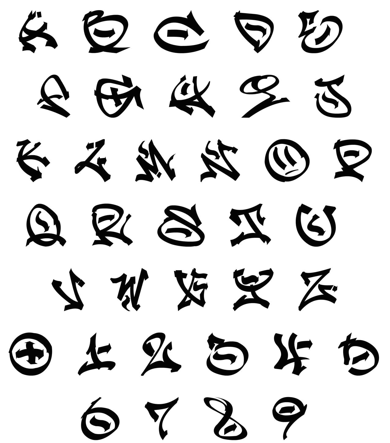 Easy Cool Fonts to Draw Lettering Fonts to Draw Graffiti Font Cool Fonts Alphabet