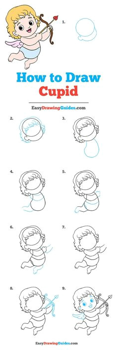 Easy Cupid Drawing 143 Best Drawing Tutorials Images Easy Drawings Step by
