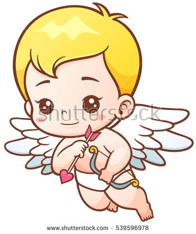 Easy Cupid Drawing Vector Illustration Of Cute Cupid with Arrows and Onion