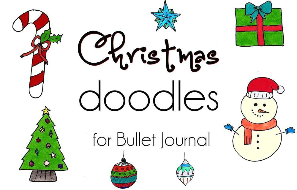Easy Cute Christmas Drawings Easy Christmas Doodles 10 Cute Christmassy Bullet Journal