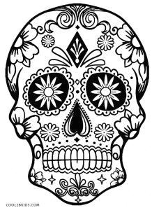 Easy Day Of the Dead Skull Drawings 4831 Dead Free Clipart 30