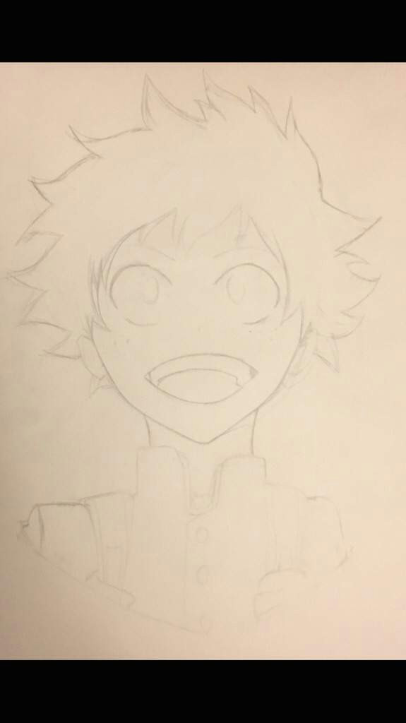 Easy Deku Drawing How to Draw Anime Deku