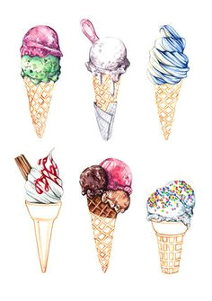 Easy Dessert Drawings 12 Best Desserts Drawing Images Watercolor Food Food