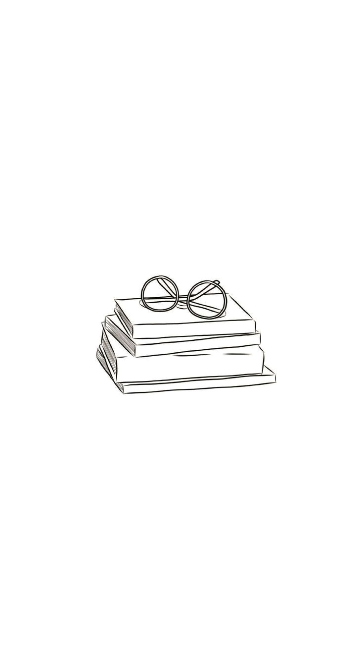 Easy Drawing Of A Book D Easy Doodles Drawings Cute Drawings Instagram White