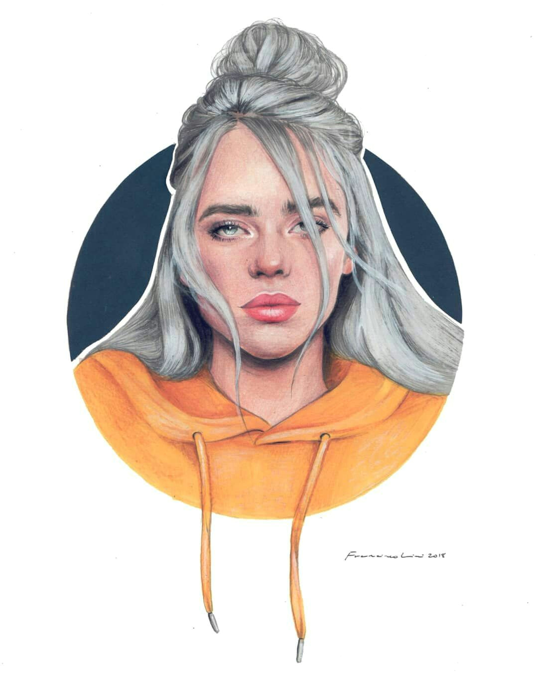 Easy Drawings Of Billie Eilish Pin On Billie