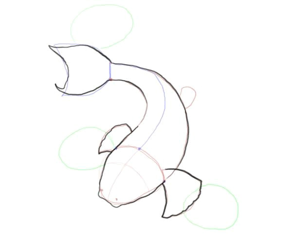 Easy Drawings Of Koi Fish Drawings Koi Fish Drawings Close the Sketch Koi Fish