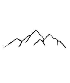 Easy Drawings Of Mountains Simple Mountain Line Drawing Small Mountain Tattoo