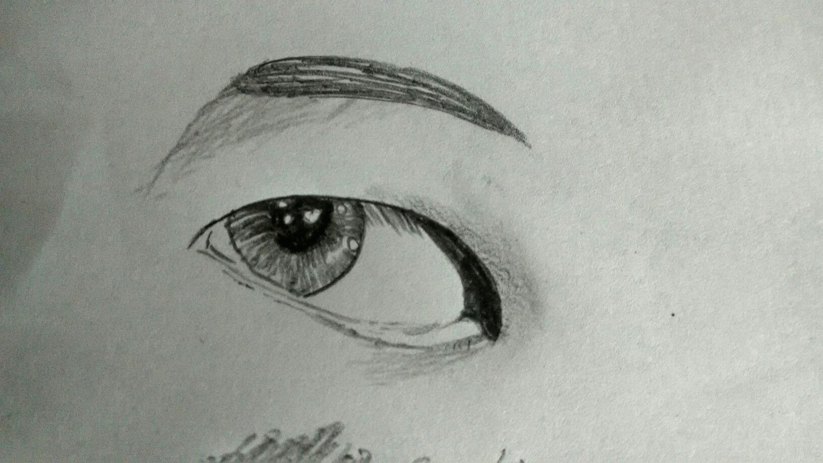 Easy Drawings Of the Moon Easy Sketch Of An Eye Taehyung S Eye Bts Fanart In 2020