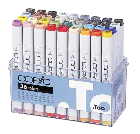 Easy Drawings with Copic Markers Copic 36 Set Of Colours the original Copic Marker 36 Set