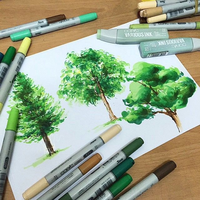 Easy Drawings with Copic Markers Great Example Of Shading Done with Colic Markers though