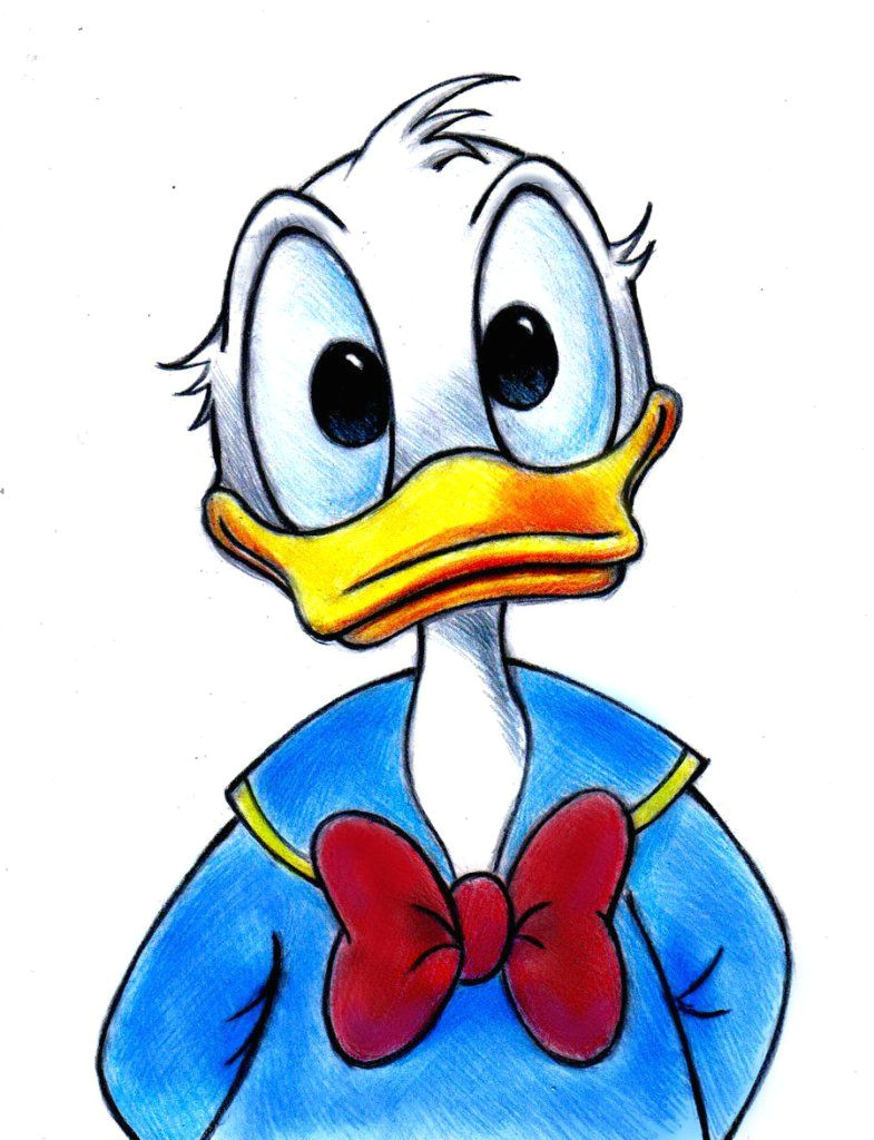 Easy Duck Pictures to Draw Donald Duck Zeichnung Zeichnungen Disney Zeichnungen