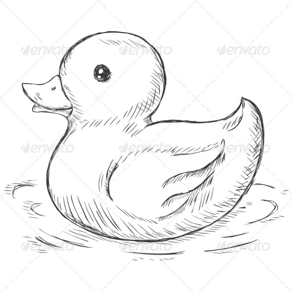 Easy Duck Pictures to Draw Rubber Duck for Bath Tatuajes De Pato Dibujos Dibujos