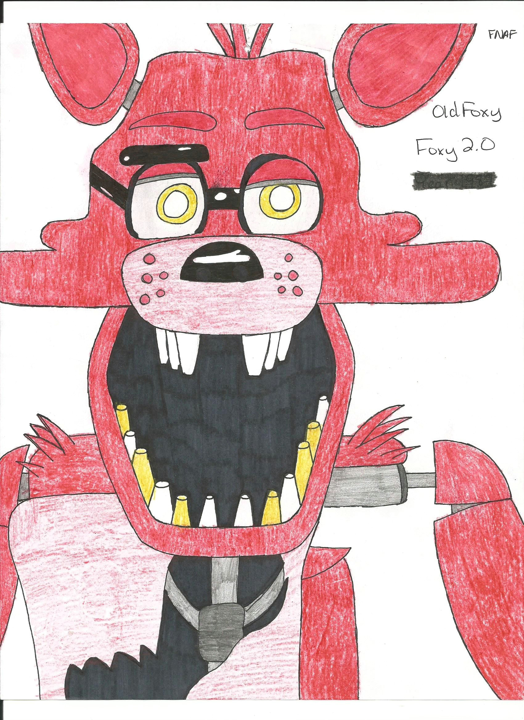 Easy Fnaf Drawings Foxy the Pirate Fnaf Drawings Fnaf Coloring Pages Fnaf