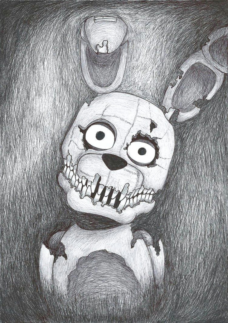 Easy Fnaf Drawings Plushtrap by Szpnia On Deviantart Com Guys Check Her Out