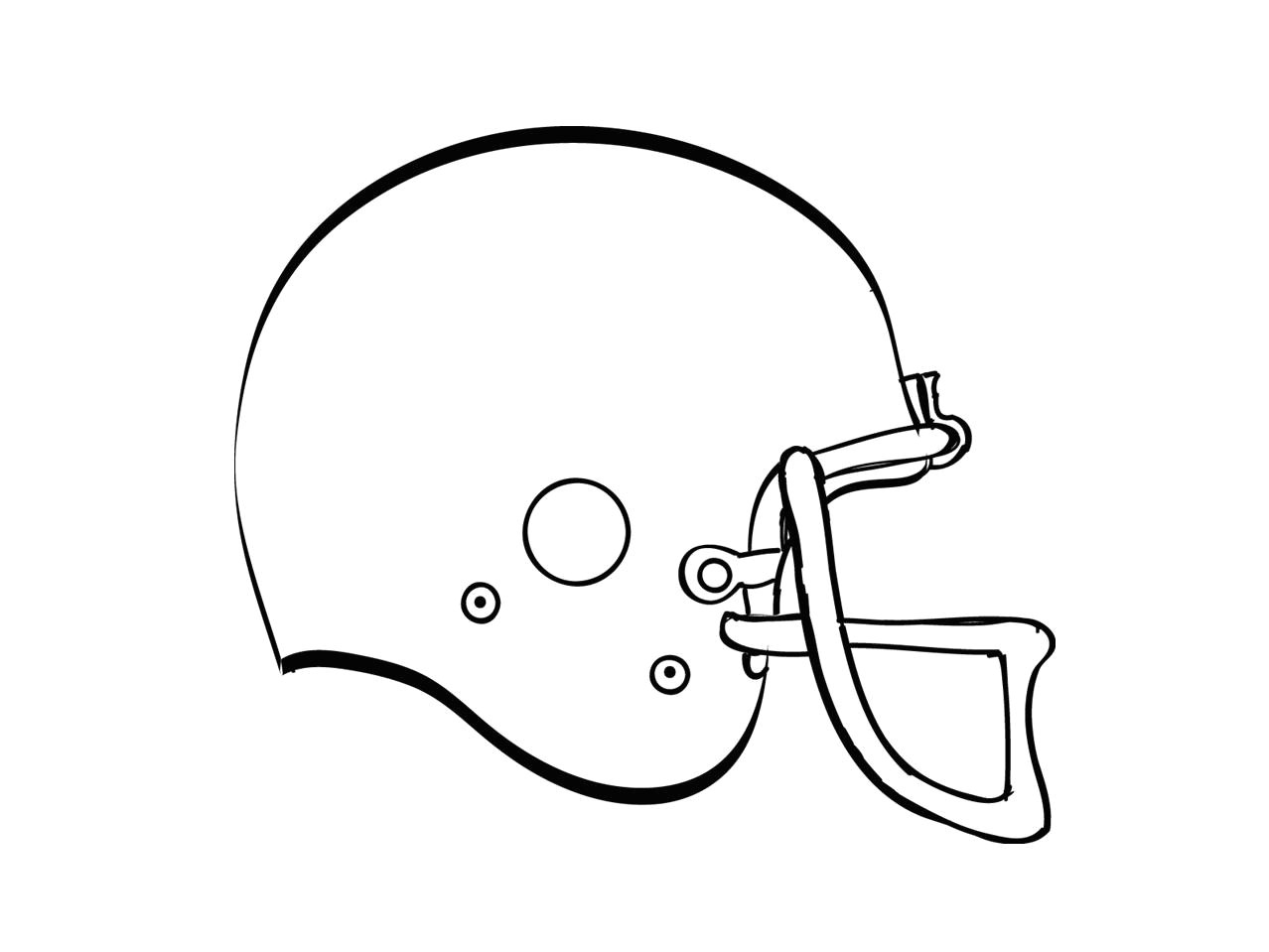 Easy Football Helmet Drawing Free Blank Football Cliparts Download Free Clip Art Free