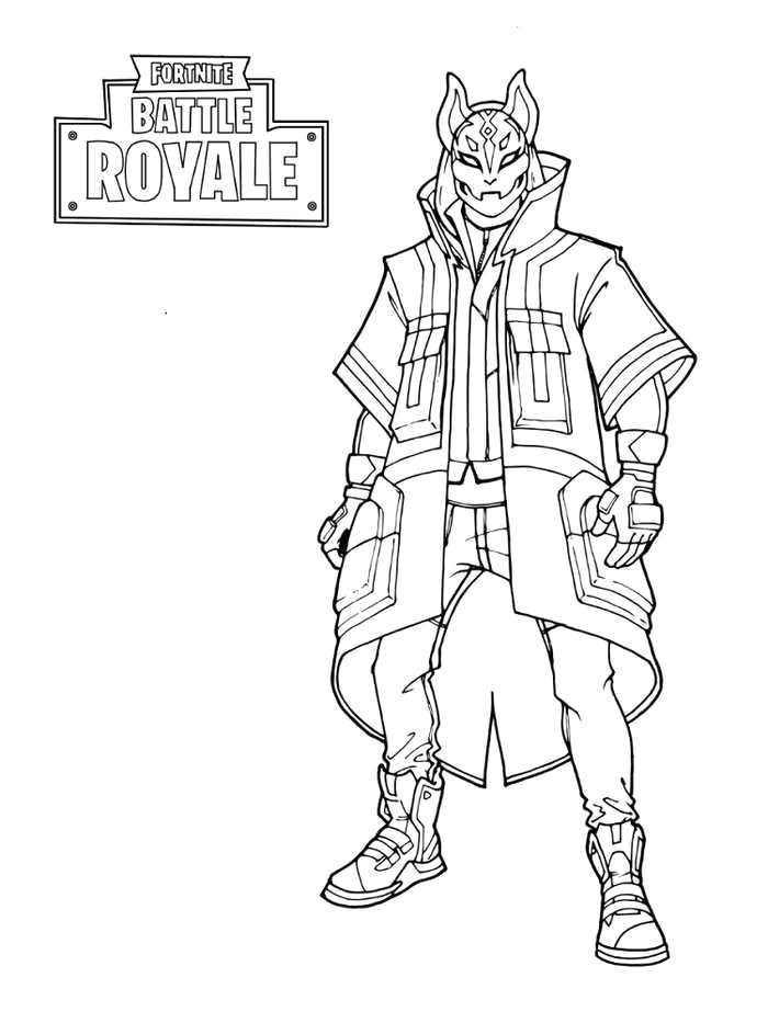 Easy fortnite Characters to Draw fortnite Coloring Pages for Kids Malvorlagen Kostenlose