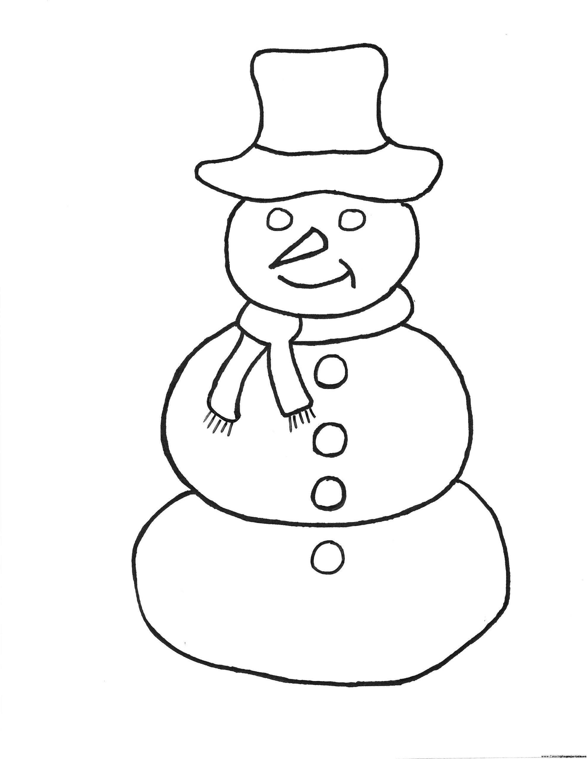 Easy Frosty the Snowman Drawing 86767 Drawing Free Clipart 538