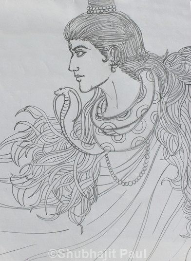 Easy God Drawing Lord Shiva Sketches India Art Lord Shiva