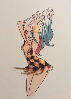 Easy Harley Quinn Drawing Harley Quinn Drawing