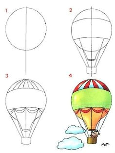 Easy Hot Air Balloon Drawing 67 Best Easy Animal Line Drawing Images Animal Line