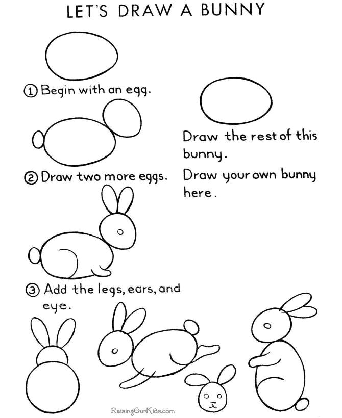 Easy How to Draw A Bunny Draw A Bunny Dessin Etape Par Etape Cat Drawing Tutorial