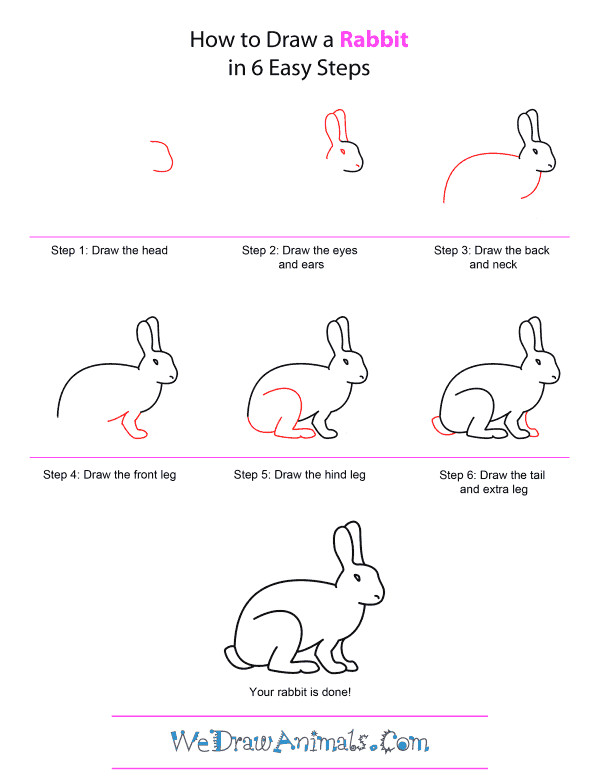 Easy How to Draw A Bunny How to Draw Bunny Rabbits Diy Art Projects Easy Drawings
