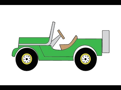 Easy How to Draw A Car How to Draw A Jeep Car Easy Step by Step D D Do D D N D N D D D N N