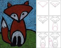 Easy How to Draw A Fox How to Draw A Fox Great Website for K 5th Grade Art