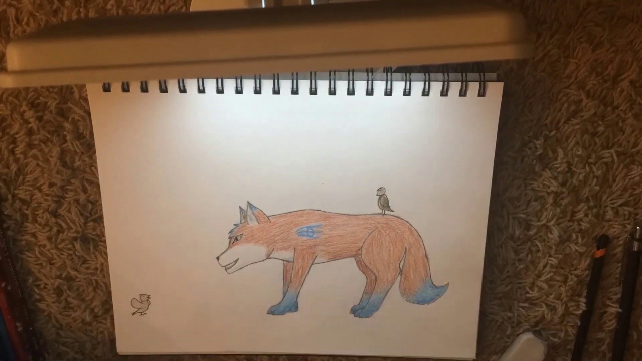 Easy How to Draw A Fox Water Fox Speed Draw