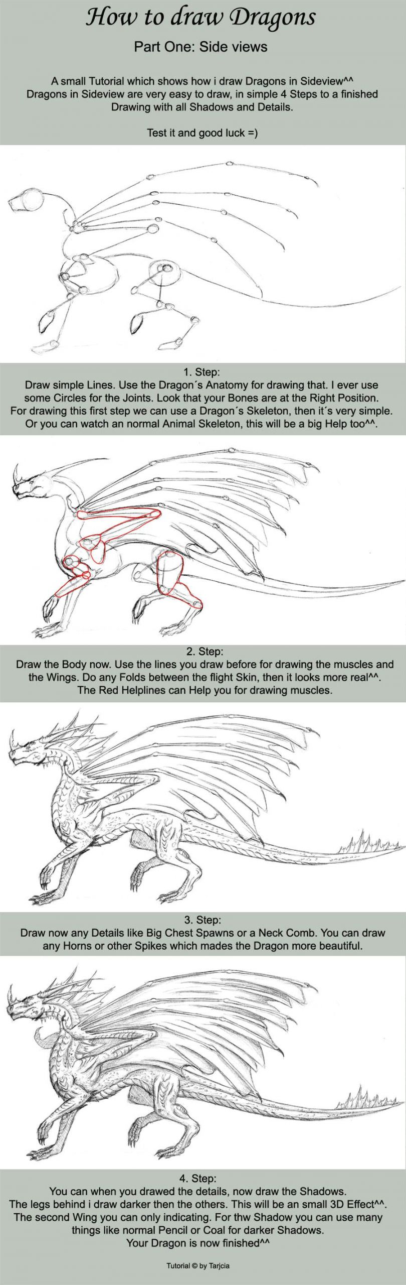 Easy How to Draw A Skeleton How to Draw Dragons Part One by Sheranuva In 2019 Art