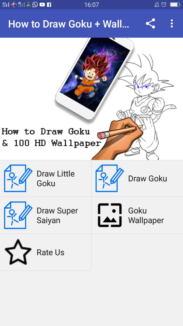 Easy How to Draw Goku How to Draw Goku Bonus Db Goku Fan Art Wallpaper for
