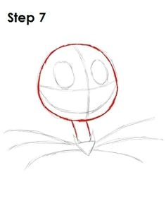 Easy Jack Skellington Drawing Jack Skellington Drawing