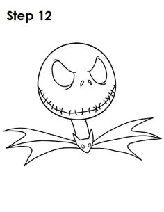 Easy Jack Skellington Drawing Jack Skellington Drawing