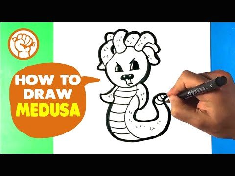 Easy Medusa Drawing Videos Matching How to Draw Medusa the Gorgon Real Easy