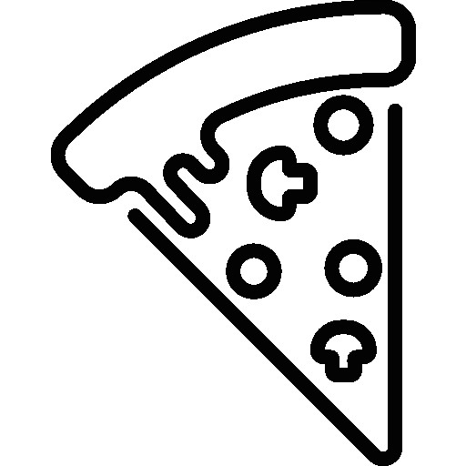 Easy Pizza Drawing fork Free Vector Icons Designed by Freepik Pizza Tattoo