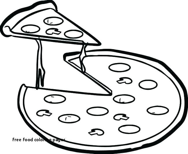 Easy Pizza Drawing Unique Coloring Pages Pizza for Girls Picolour