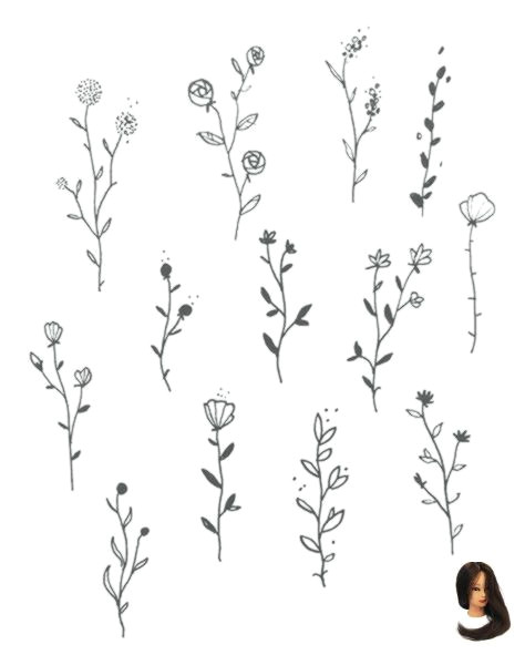 Easy Plant Drawing Doodles Draw Drawing Ideas Easy Cute Easy Floral