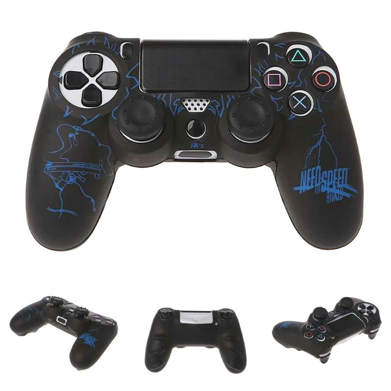 Easy Ps4 Controller Drawing New Lightning Silicone Gamepad Cover Case with 2 Joystick Caps for Ps4 Controller