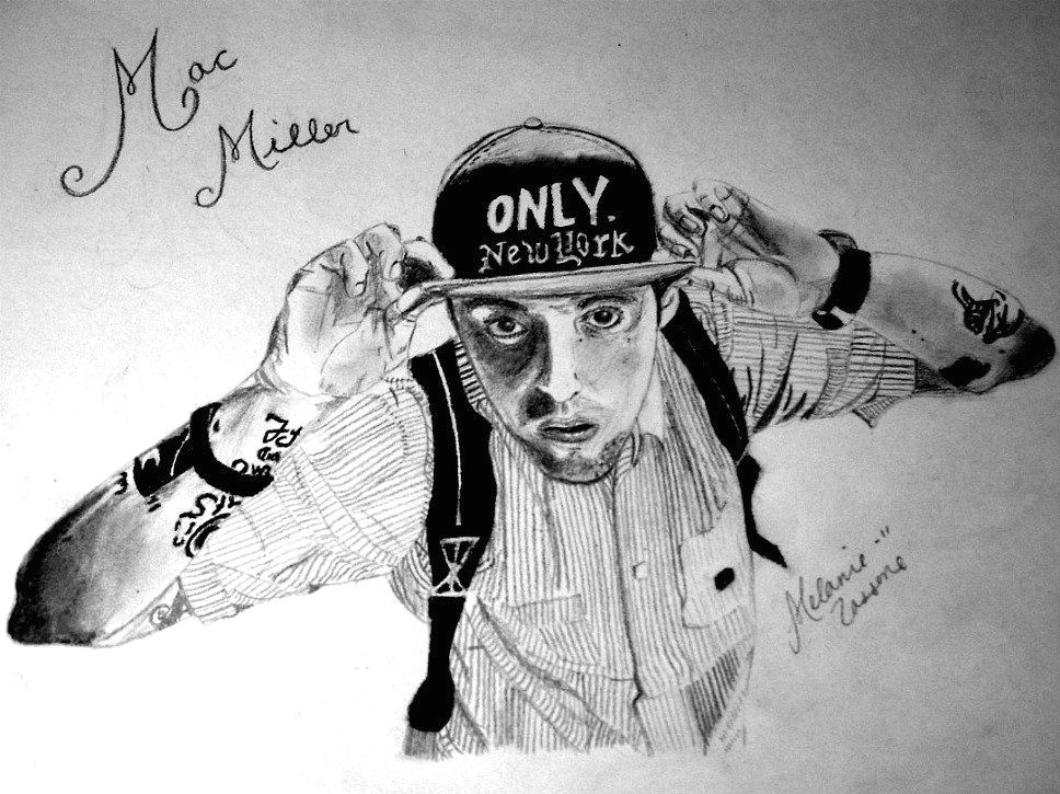 Easy Rapper Drawings My Mac Miller Drawing Drawings Art Mac Miller