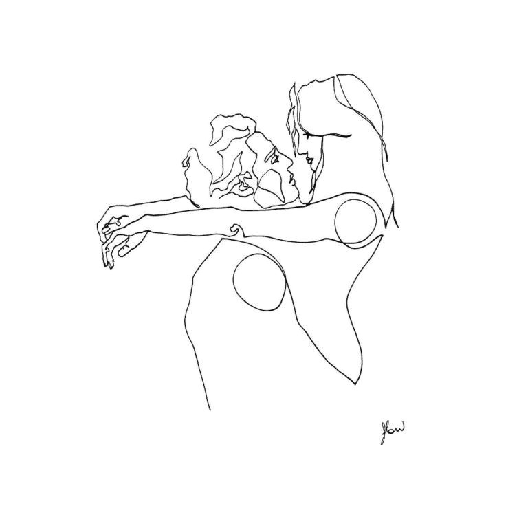 Easy Relationship Drawings Artist Uses Simple Line Drawings to Capture A Couple S